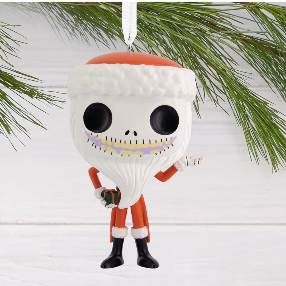 🎄 2 for $20🎄Hallmark Jack Skellington Santa Ornament